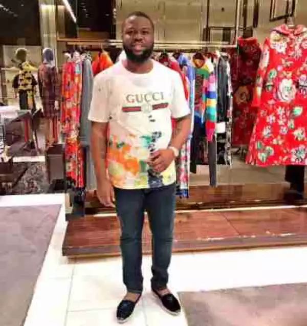 Gucci Gifts Hushpuppi A Gucci-Branded Cake As He Celebrates His Birthday (Photos)